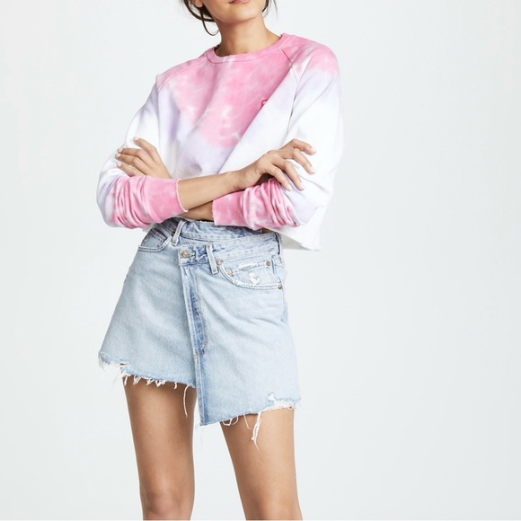 AGOLDE Audrey Skirt in Broken SZ 27 - Picture 2 of 9